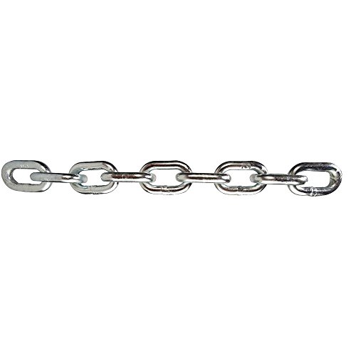 Laclede Chain - 2133-501-04-Proof Coil Chain, 36ft, 4500lb, Ele Glvnzd