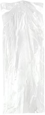 Hangerworld 6 Clear 72inch Dry Cleaning Laundry Polythylene Clothes Cover Protector Чанти 250 Калибър