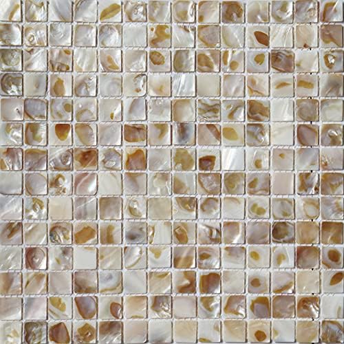 МОП Square Mother Pearl Mosaic Tile Backsplash Mesh for Bathroom Кухня 10 кв.м. ft.