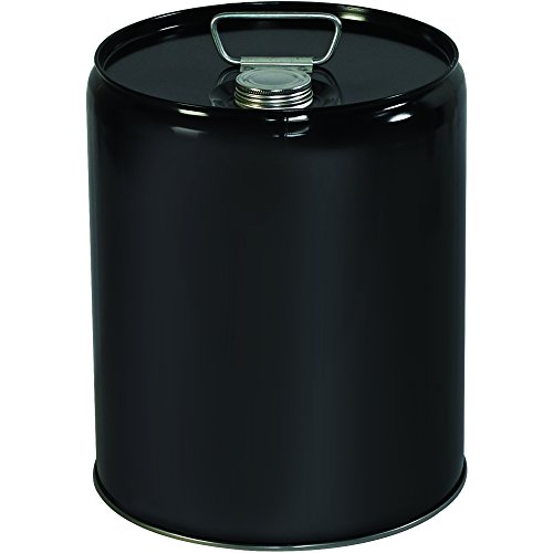 СКОРОСТНА САЩ BHAZ1077 Метална кофа, Затворена корона, 5 литра, черен (опаковка по 1 парче)