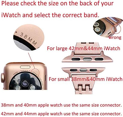 Secbolt Bands е Съвместим с Apple Watch Band 38 мм 40 мм 41 мм 42 мм 44 мм 45 мм Iwatch SE Series 7/6/5/4/3/2/1 Дамски