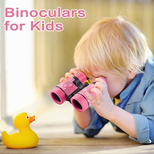 Детски Бинокъл за Наблюдение на птици - от 3 до 12 години За Момчета и Момичета, най-Добрите Подаръци 5X30 Висока Резолюция