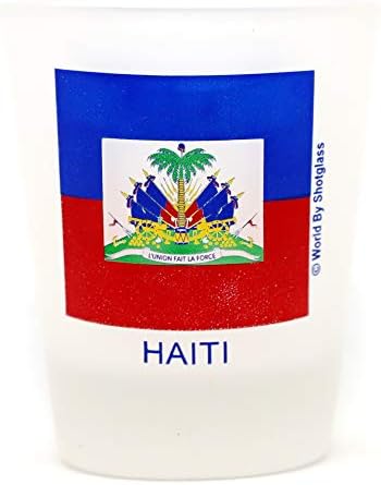 Знаме На Хаити Матирано Стъкло
