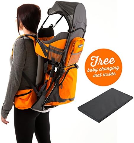Luvdbaby Premium Baby Backpack Превозвача за разходки с деца – Носете детето си с ергономичен дизайн...