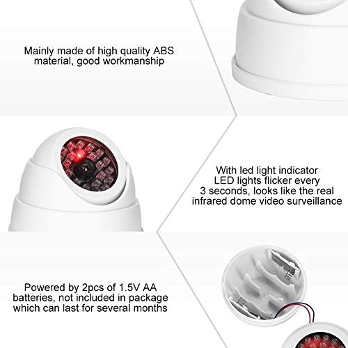 Куполна Камера за наблюдение Безжична Покрита Външна Куполна Имитированная Камера за Наблюдение с 30шт Фиктивно IR осветление