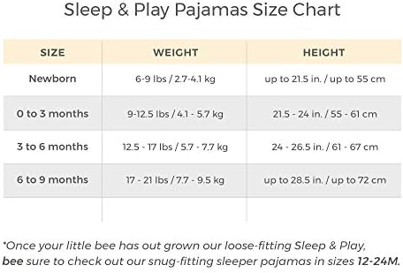 Бърт Bees Baby Baby Girls' Sleep & Play, Органичен едно Парче Гащеризон-Гащеризон, Pj, Пижами с цип Отпред