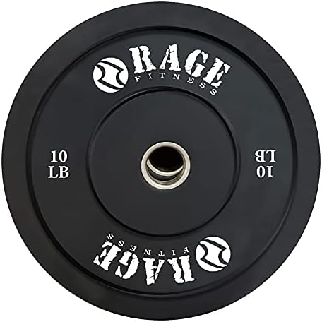 Олимпийска бамперная плоча RAGE Fitness Olympic (ПРОДАВА се ПООТДЕЛНО - £ 10, 15lb, £ 25, 35lb, 45lb), Стоманена вложка,