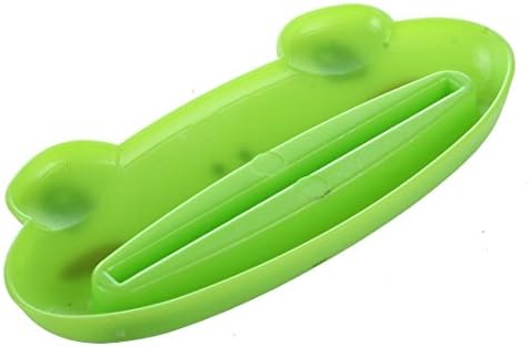 OVBBESS 2 броя Зелени Пластмасови Сокове за паста за зъби във формата на Жаба