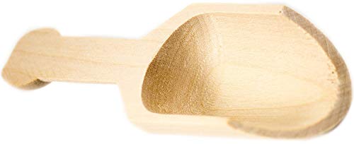 Perfect Stix Scoop 3-30 Mini Wooden Scoops, 0.25 Height, 0.25 Width, 3 Length (Pack of 30) -Scoop 3- 30ct
