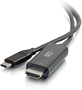 C2G USB Adapter, HDMI Adapter, USB C to HDMI, 4K, 60Hz, Черен, 6 фута (1,82 м), Кабели за Go 26889