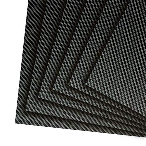 Лист от въглеродни Влакна 5.0 x600X600mm Кепър Матова Повърхност на Лист от Въглеродни Влакна 3K Листове от Въглеродни
