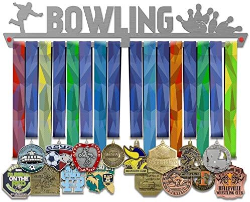 VICTORY HANGERS Bowling Medal Hanger Display | Спортни притежатели на медали | Медальный дисплей от неръждаема стомана | by VictoryHangers - най-Добрият подарък за шампиони !