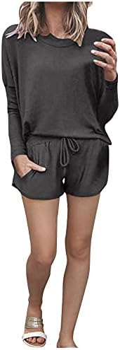 Jchen Loungewear Sets for Women Two Piece Outfits Sweatsuits Pajamas Sets Shorts Workout Атлетик Tracksuits Jogger Set