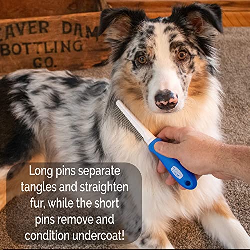 Horicon Пет Detangling and Dog Grooming Comb Set за Кучета, Котки и Дребни Животни