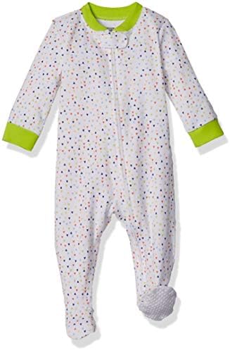 Essentials Baby Cotton Footed Zip-Front 2-Pack Sleep and Play