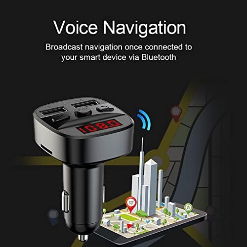 Автомобилен Bluetooth, MP3 Плейър, Fmystery Bluetooth FM Предавател за Кола, Безжична Bluetooth Радио Адаптер за Кола Приемник, QC 3.0/бързо зареждане на източник на IC, хендсфри Разговори ?
