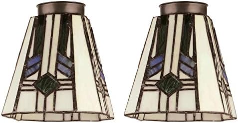 Уестингхаус 8112100 2-1/4 Квадратен лампа Tiffany (опаковка от 2 броя)