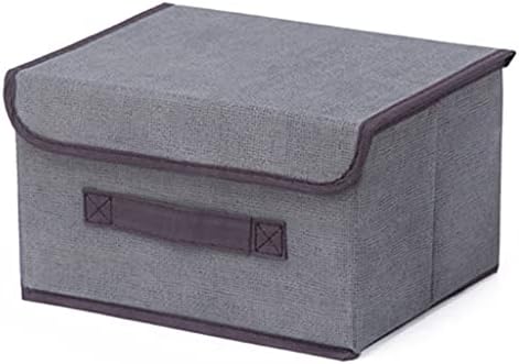 snhxjh Сгъваема Памучен Бельо кутия за съхранение на Дрехи, бельо, Чорапи стоки от Първа необходимост Кутия За съхранение