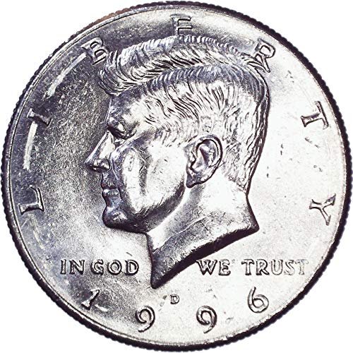 1996 D Kennedy Half Dollar 50C About Uncirculated