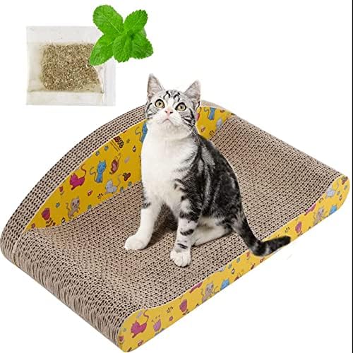 LIEMOAS Cat Scratcher Cardboard,Cactus Cat Scratcher Lounge Lounge Дивана for Indoor Cats Large Size Cat Scratcher Bed,