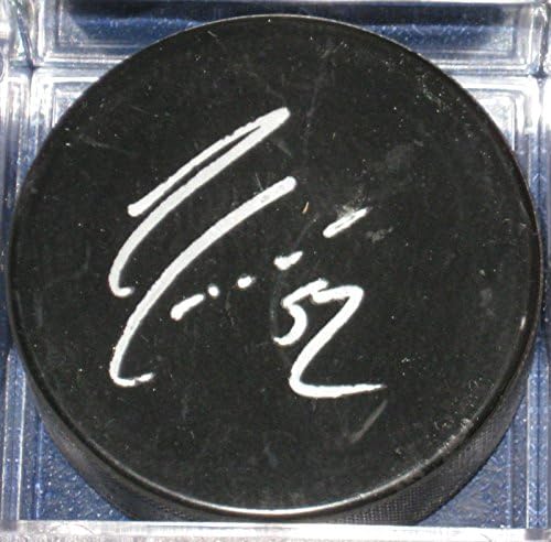 Адам Нозете на Колорадо Аваланш Подписа Хокей шайба с автограф на Канадската НХЛ - Autographed NHL Pucks