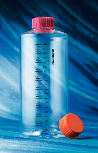 Corning CellBIND 431344 Полистирольная роликовая бутилка с капачка Easy Grip, площ на растежа на клетките 850 см2 (корпус