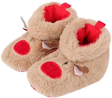 Baby Boy Girl House Slippers Fluffy Sock Booties Бебе Winter Ankle Boots Toddler First Уокър Crib Топло Обувки