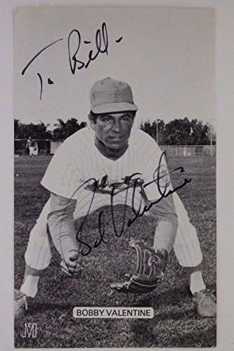 Боби свети валентин 1977-78 НЮ ЙОРК МЕТС с автограф Подписа Картичка 3x5 16F-MLB Cut Signatures
