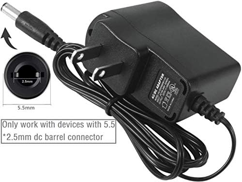 5V 1A DC Power Supply DC 5V Wall Plug Power Adapter with 1.2 Метър Кабел,5.5x2.5mm DC Съвет for Routers,Камери,DVR,Receiver,Camera,Battery