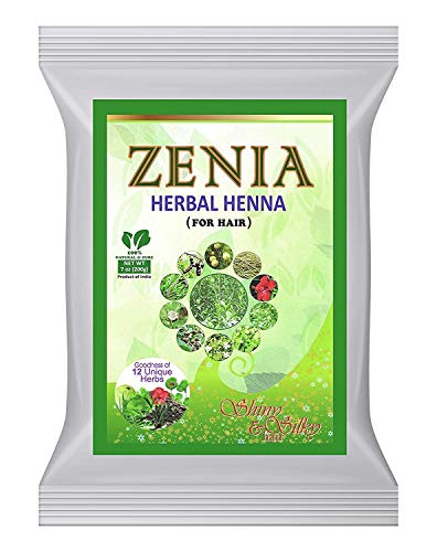 Zenia Herbal Henna Color Hair Powder Goodness of 12 Herbs 200 грама