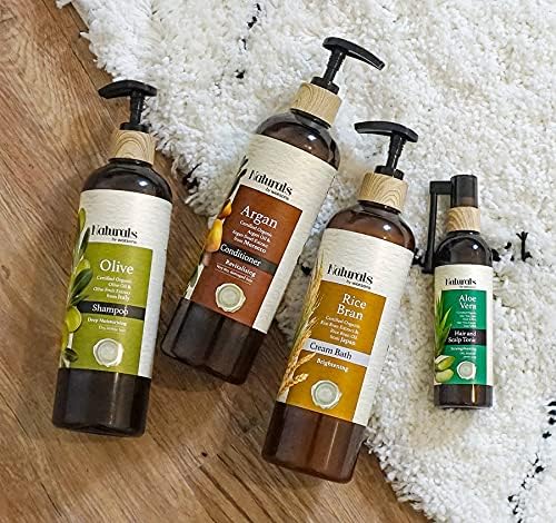 Extra Set by Natural Watsons Olive Shampoo 490ml Shine Nourishing Hair Pinyada Hair Loss Shampoo 300ml Frangipani Scent