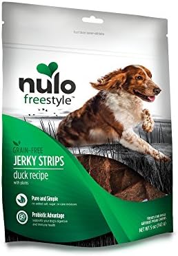 Nulo Puppy & Adult Freestyle Jerky Dog Stripes Variety Pack: Natural Healthy Real Meat Grain Free Dog for Treats Training