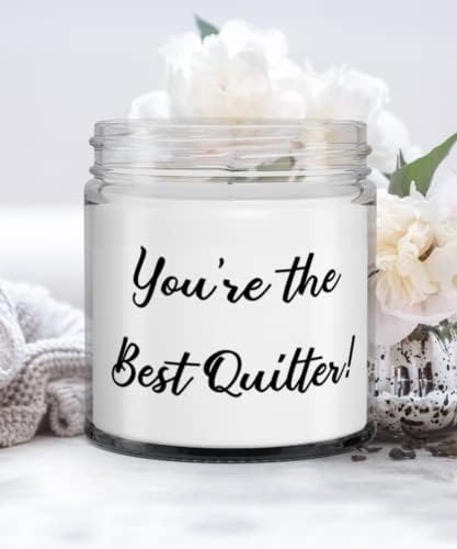 Специални подаръци квилтеру, ти си най-добрият quilter!, Квилтерная свещ от колеги