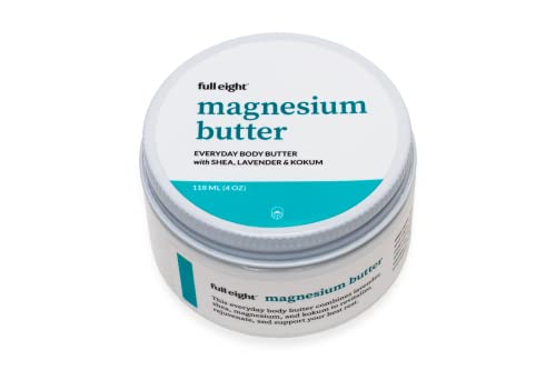 Fullleight Fast Absorbing Magnesium Body Butter – Синдром на Legs, RLS, Sleep - Натурален, Органичен, с кокумом и масло