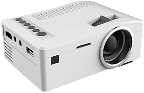 UC18 150 лумена HD 320 x 180 Цифров проектор led с дистанционно управление, поддръжка за USB/SD/VGA/HDMI FlareStarus (Цвят : бял)