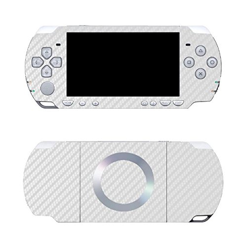 Раждане на Бял Винил стикер От въглеродни влакна За Sony PSP 2000