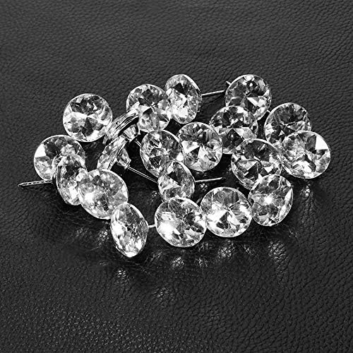30 БР 20 мм Crystal Diamond Подложка Пирони Пирони за Дивана Таблата на Мебели Стенен Декор