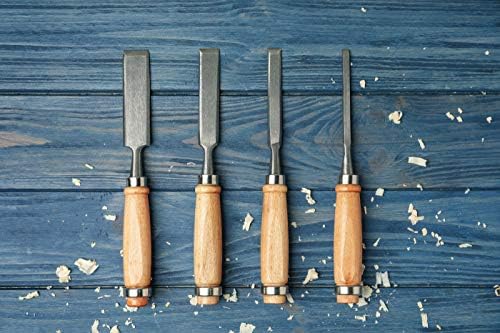 Професионални Комплекти с инструменти за дървообработване на Здрава Дървена Дръжка и острие от Въглеродна стомана - Набор