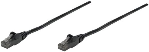 Пач-кабел INTELLINET 342094 CAT-6 UTP, 25 фута, Черна Битова електроника