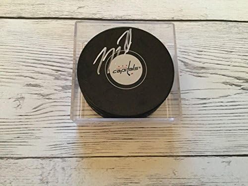 Майк Ричардс подписа хокей шайба Washington Capitals с автограф b - Autographed NHL Pucks