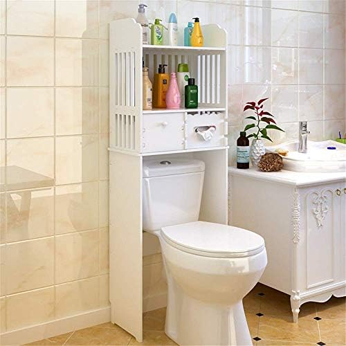 ZKS-KS Маса за съхранение Рафтове за баня, Шкаф за съхранение на баня над тоалетна Рафтове за съхранение на Финала Полк