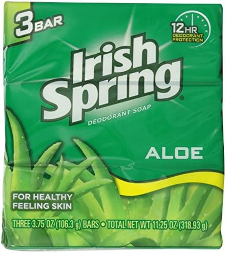 Ирландска Пролет дезодорант за вана с Алое,3,75 грама, 3 броя