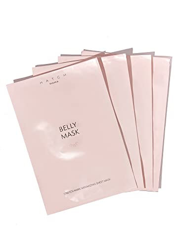 HATCH | The Belly Fix | 4-Pack of Stretch Mark Targeting Sheet Masks