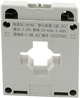 Нов LON0167 30A Начална 5A Средно 50-60 Hz 0,66 кв. Източник на захранване Трансформатор на ток(30A Primr 5A Sekundr 50-60