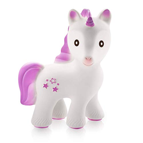 caaocho Baby Teething Toys - Mira The Unicorn Teethers for Babies BPA Free - Колекция от детски играчки за никнене на