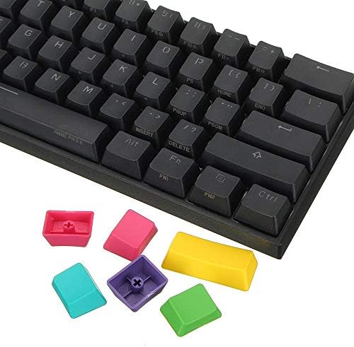 CORN Anne Pro 2, Ръчна детска клавиатура 60% True RGB подсветка - Жичен/безжичен Bluetooth 5.0 PBT Type-c, До 8 часа автономна работа, програмируеми пълни с клавишите (Gateron Blue, Black)