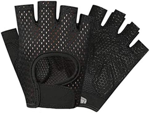 Teerwere Професионални ръкавици за фитнес Мъжки спортни ръкавици без пръсти, Вдигане на крос-спортни ръкавици Вдигане