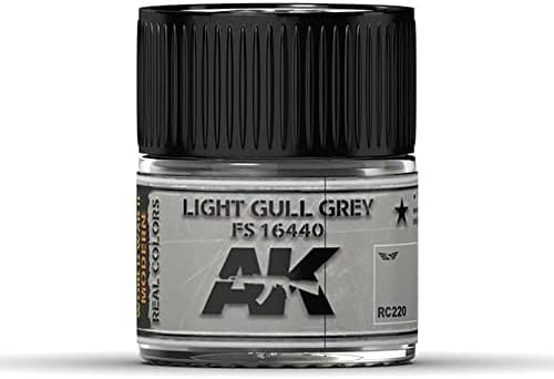 AK-Interactive Real Color Air Single Paint Line 10ml - RC206 thru RC284 Цвят: Светло сив Чайка FS 16440 - RC220