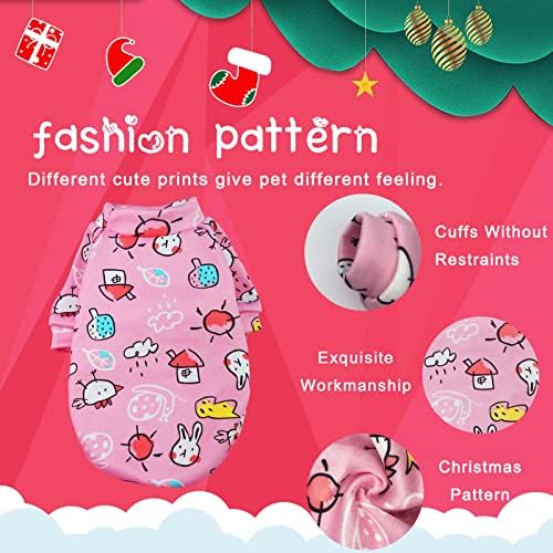 Pet Dog Clothes 2 Pack Dog Sweater for Small Dog or Cat Warm Soft Winter Пет Clothes for Puppy Cold Weather