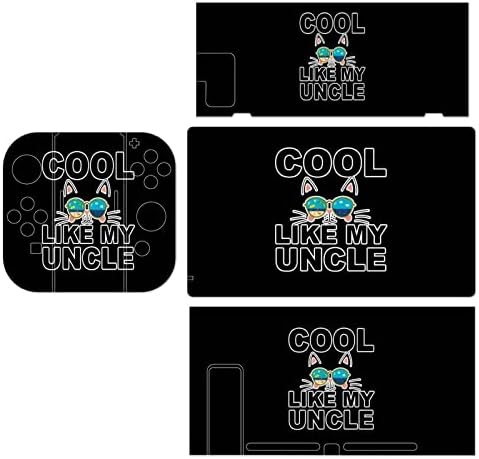 Cool Like My Uncle Switch Sticker Pretty Pattern Full Wrap Skin Protection for Nintendo Switch Switch for